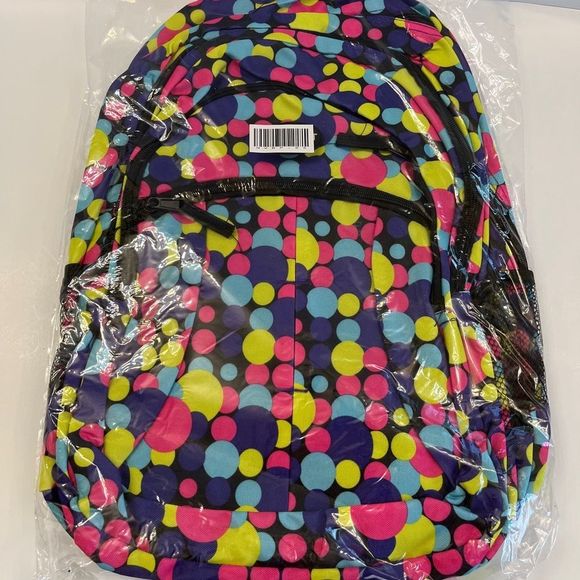 Bubble Gum Balls/ Polka Dot Pattern Backpack- NWT - Picture 5 of 5